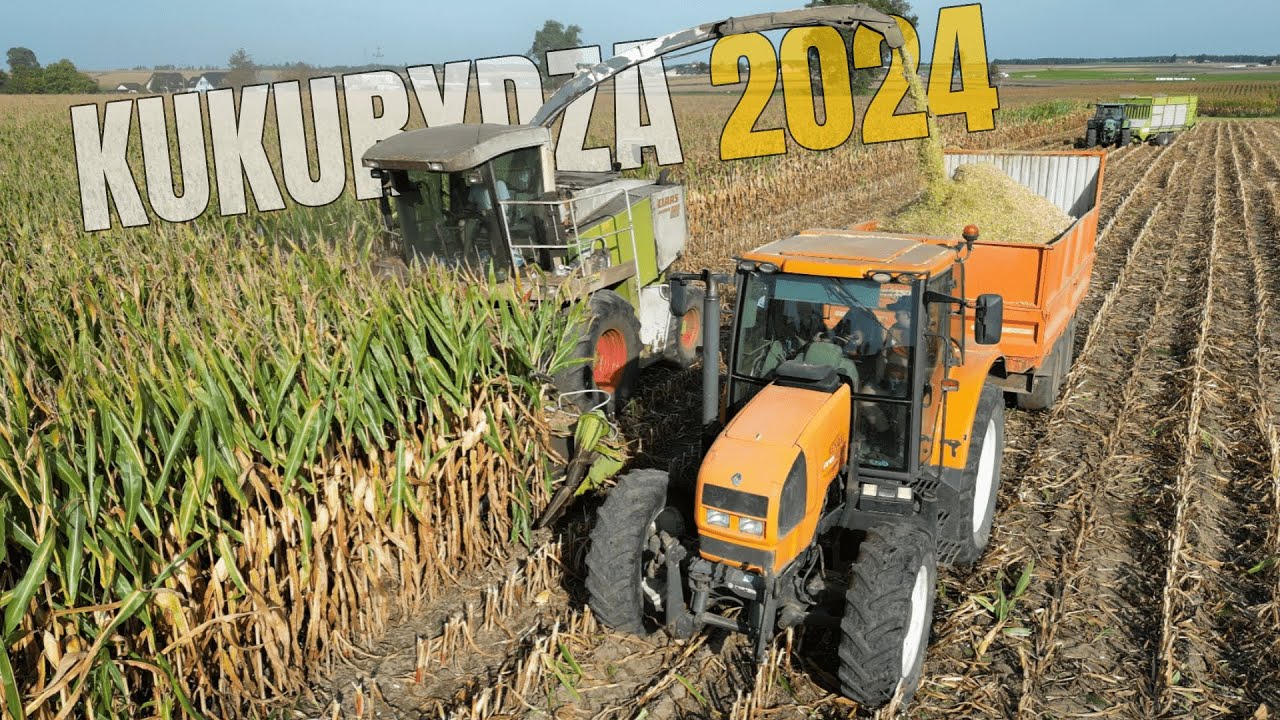 Kukurydza na kiszonkę 2024🌽Budowa Obory ?🔥Claas Jaguar 880 | Fendt |Renault | Deutz-Fahr | Zetor