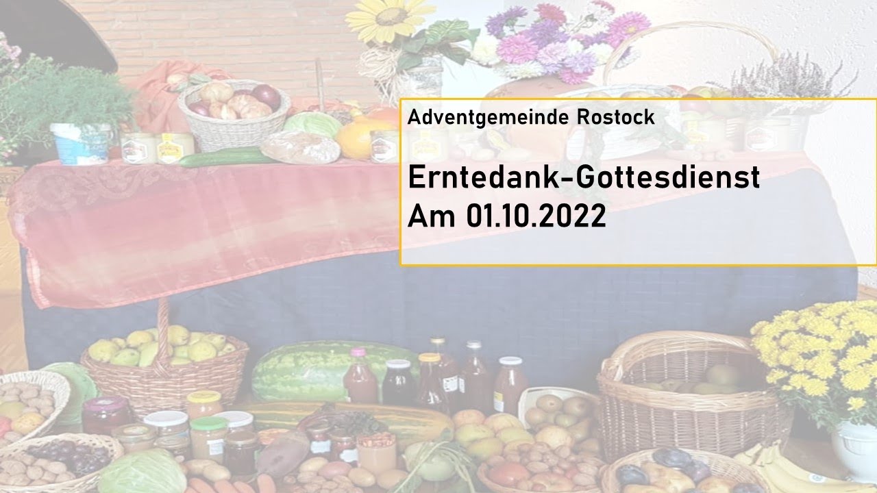 Erntedank-Feier