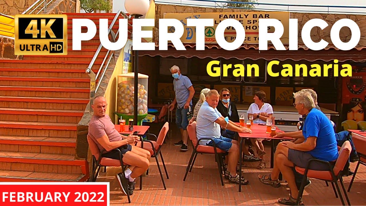 Puerto Rico Gran Canaria Spain February 1, 2022 | Altamar Hotel to Europa Shopping Centre