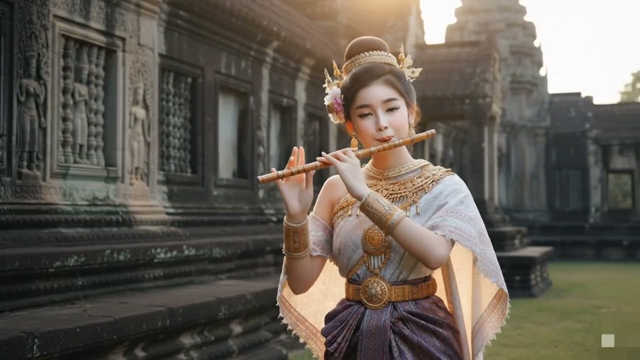 Peaceful Khmer Flute at Sunset