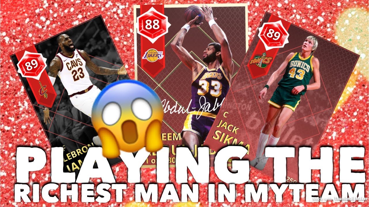 THIS DUDE HAS EVERYBODY!? RUBY KAREEM, SIKMA & LEBRON?!! - NBA 2K18 MyTEAM Gameplay