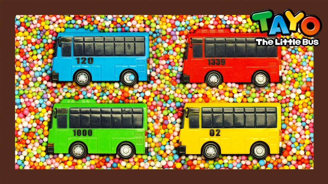Juguetes de Carreras Tayo l Encuentra el mismo color con pequeños autobuses l Tayo Español