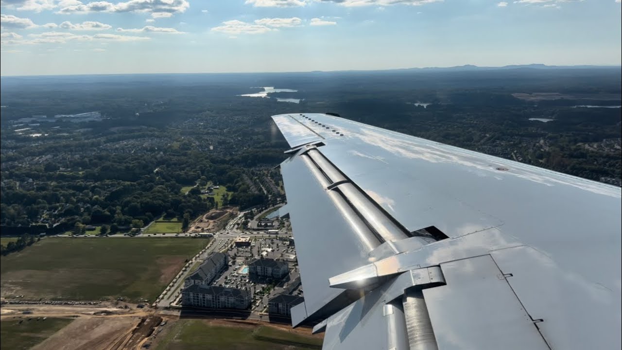 Contour Embraer ERJ-145 Approach & Landing Charlotte Douglas Intl. (KCLT)