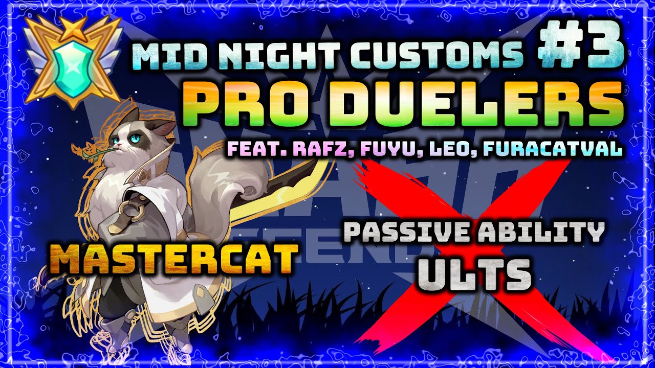 Duel with PRO MCs!! Mid Night Customs Ep.3 Feat. Rafz, Fuyu, Leo, FuRaCatVal [SMASH LEGENDS] NANASHI