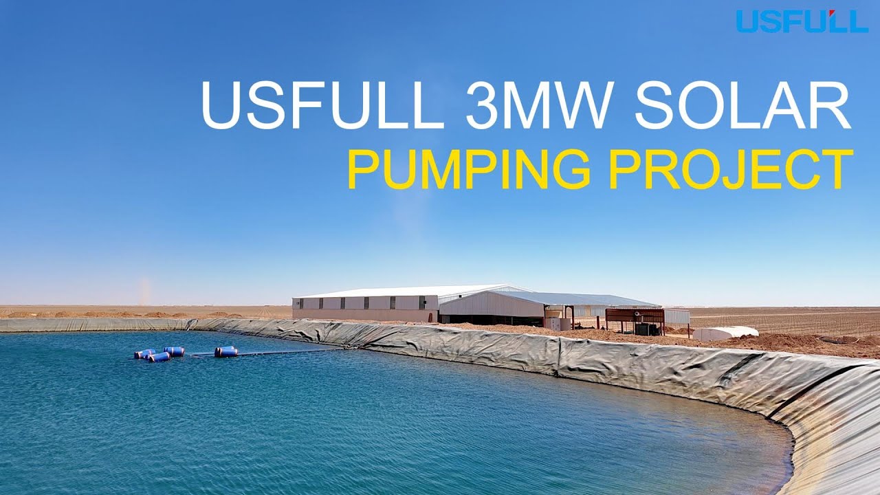 USFULL 3MW Solar Pumping Project in the Middle East