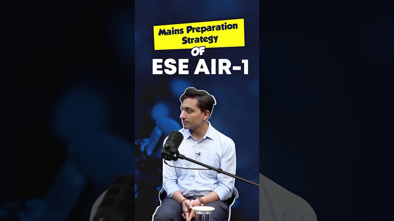 Topper's Mains Preparation Strategy | ESE AIR 1 Atul Kumar Singh | MADE EASY