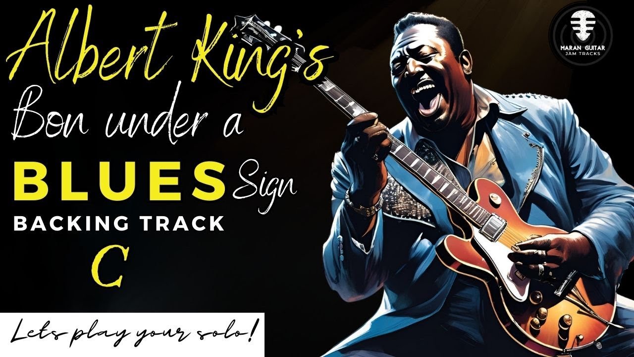 Albert King's Born Under a Blues Sign backing track - Jam in C
