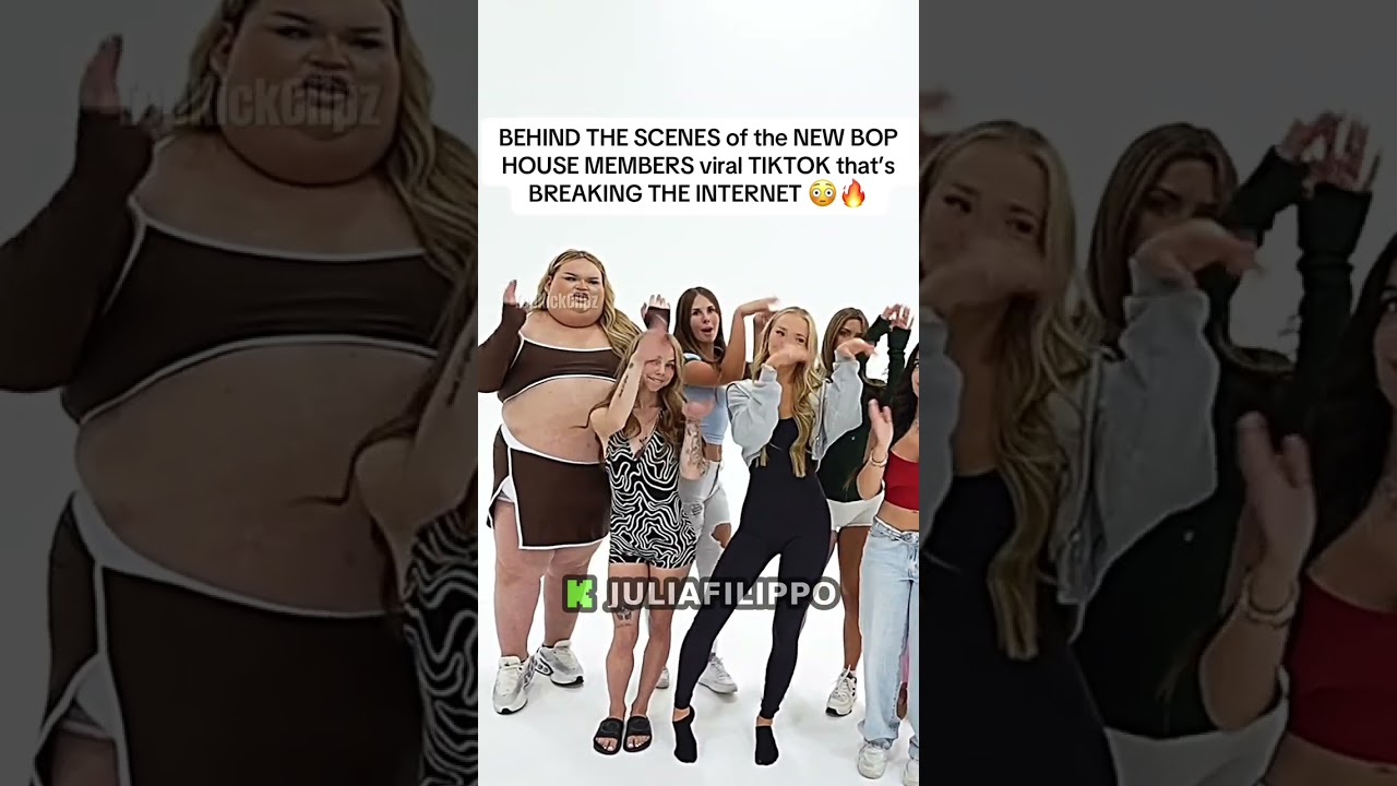 BEHIND THE SCENES of the NEW BOP HOUSE MEMBERS viral TIKTOK that&rsquo;s BREAKING THE INTERNET 😳🔥 |