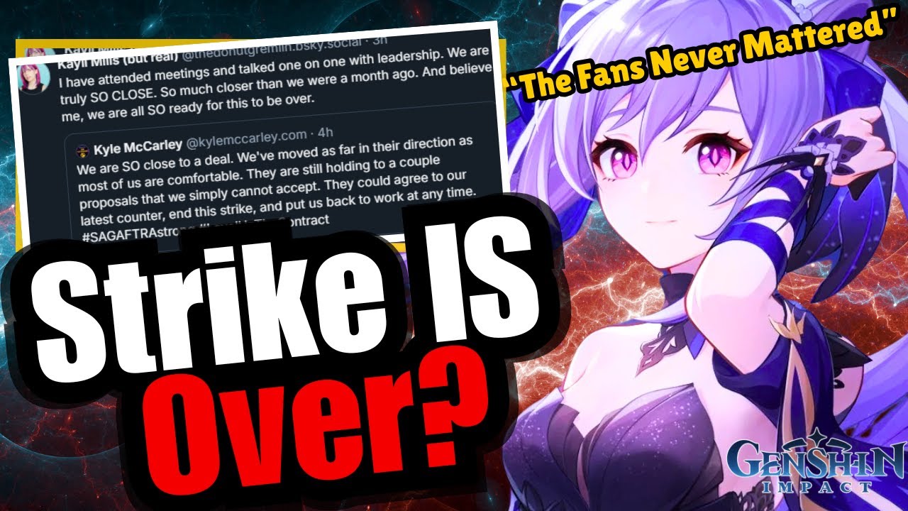 Genshin VA's Say the Strike Is Finally Ending