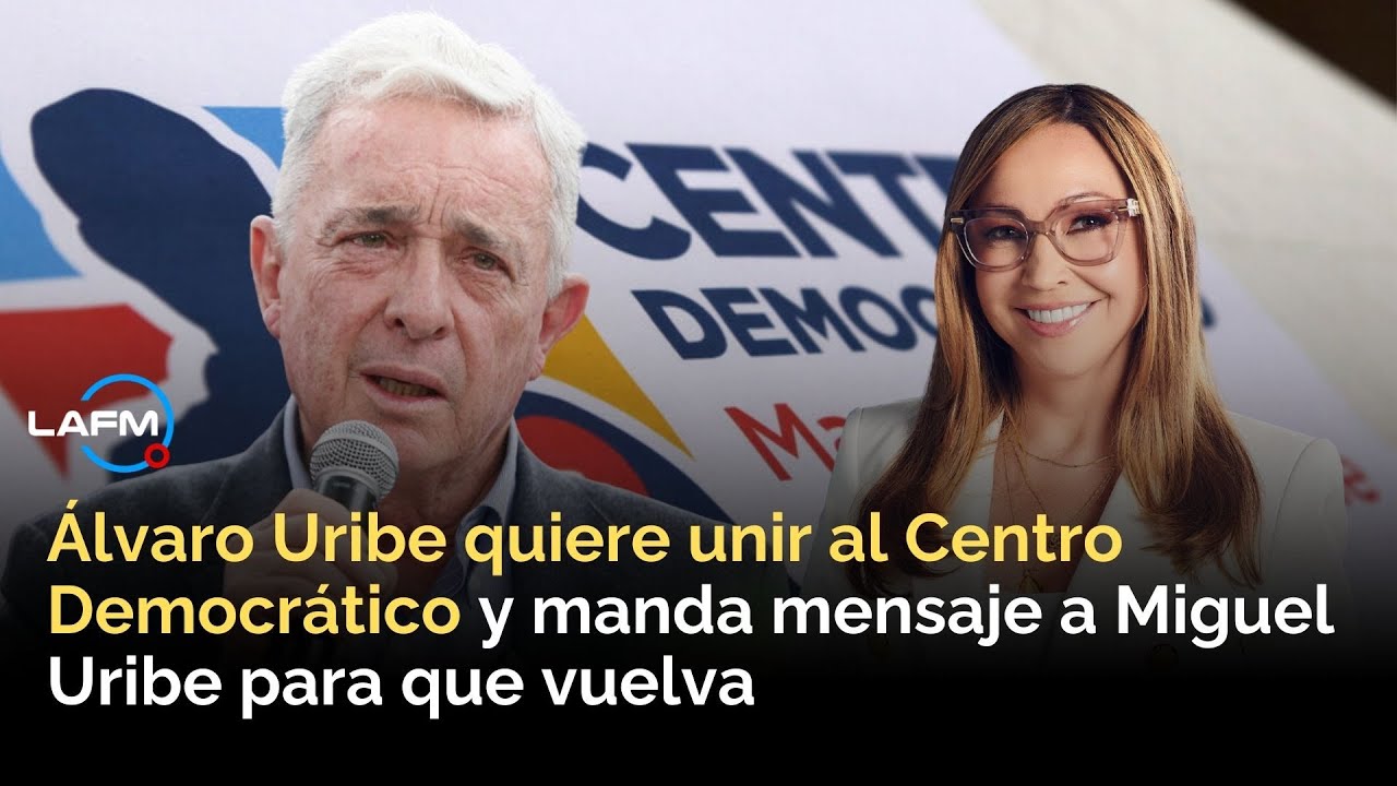 Uribe quiere unir al Centro Democrático y manda mensaje a Miguel Uribe para que vuelva