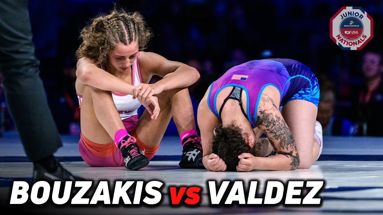 Junior Final 100lbs - Jaclyn Bouzakis, PA vs Katey Valdez, CO | 2025 Junior Nationals