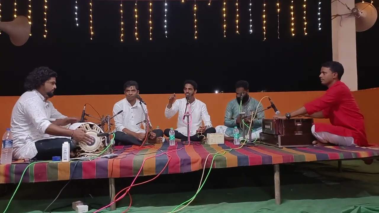 Goan famous gayak gitesh Infhalkar Gavlan lagli lagli pahunu yha Krishnala Rutik Mirkar(Tabla)part-9
