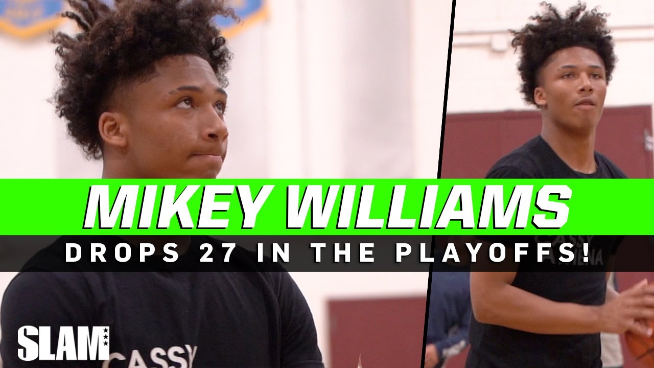 Mikey Williams drops 27 points in playoffs 🔥