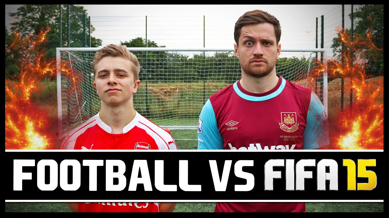 FOOTBALL VS FIFA WITH CHRISMD!!!