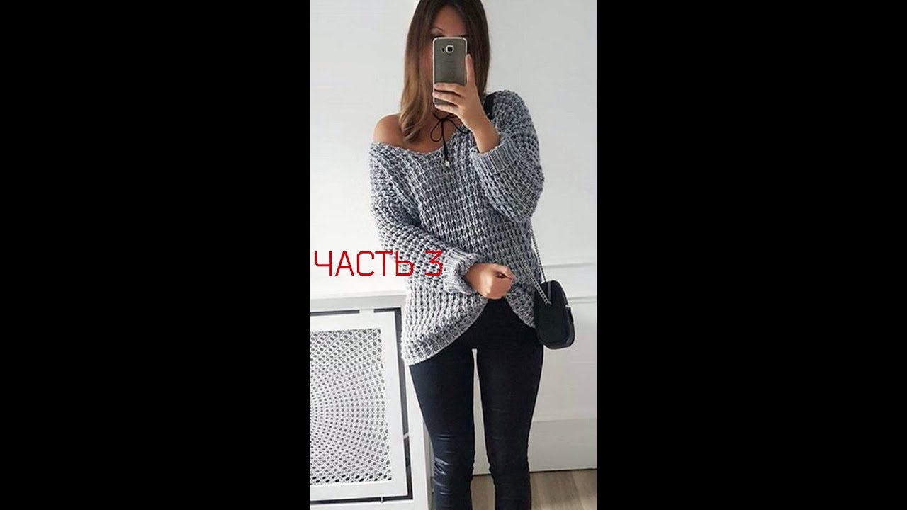 Пуловер спицами(МК подробный)ЧАСТЬ 3