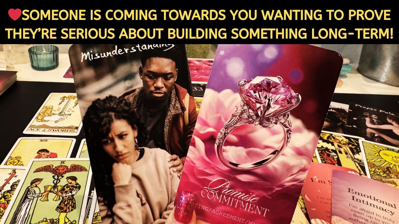 Someone is coming towards you wanting to  prove they’re serious about building something long-term!