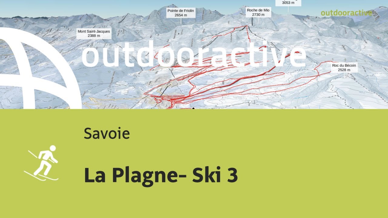 Flyover video: La Plagne- Ski 3