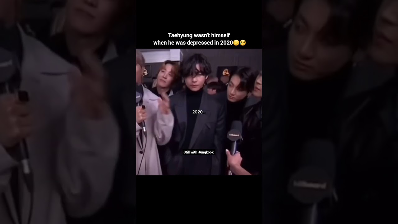 Taehyung wasn't himself when he was depressed in 2020😔💜🙏 