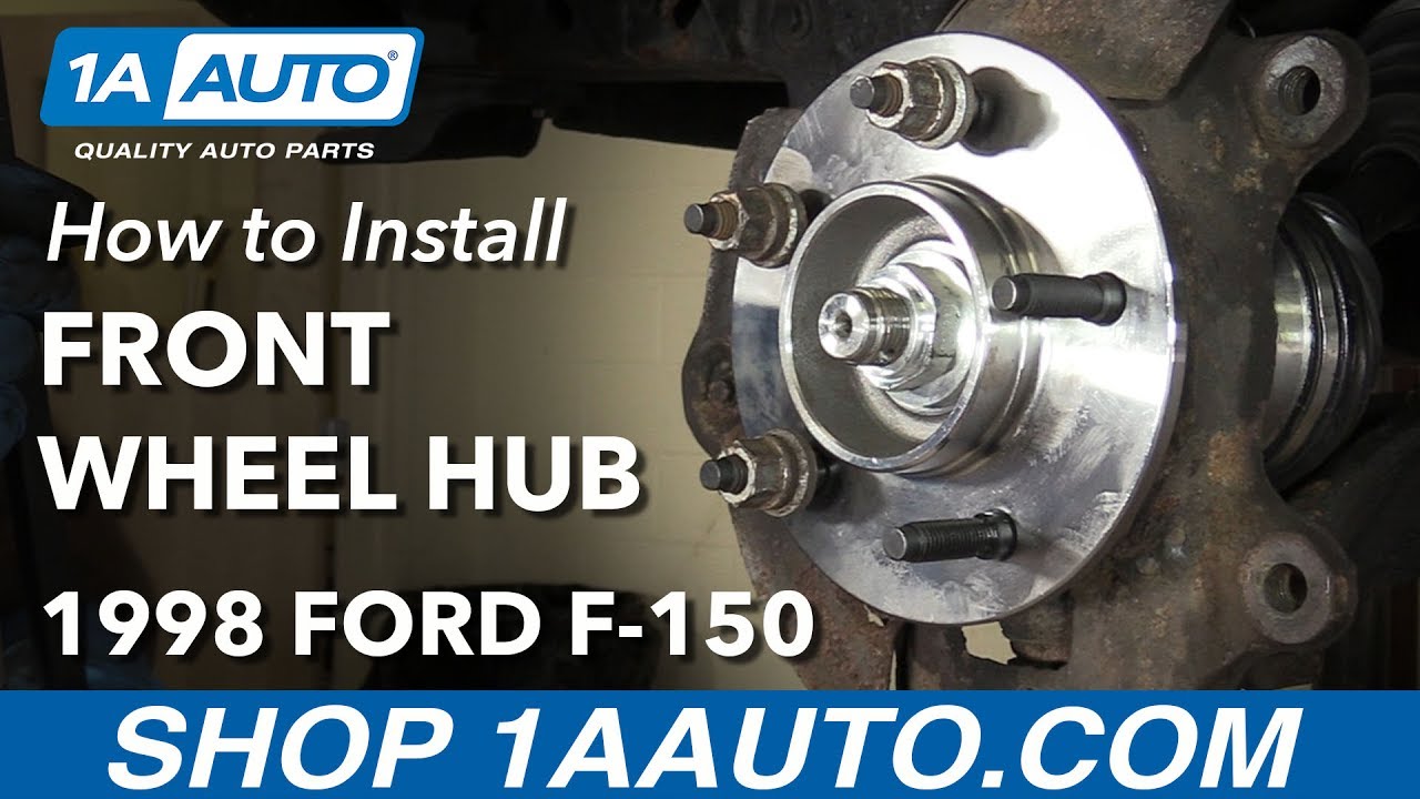 Как заменить подшипник ступицы переднего колеса в сборе Ford F-150 97-99 годов