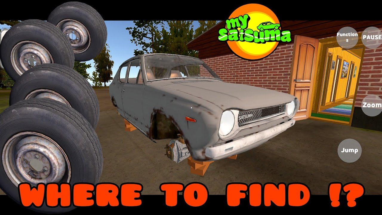 Where to Find Wheels for the Car in My Satsuma? Store and Attic | Mobile Clone of My Summer Car