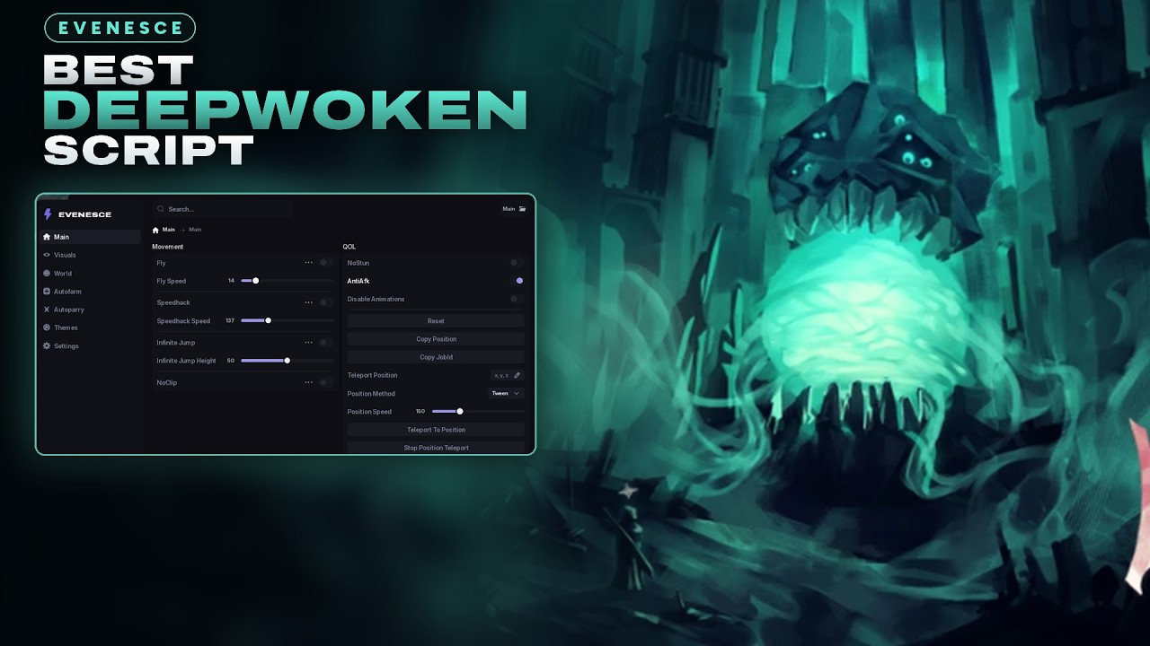 Deepwoken Script Free - Evenesce, Auto Layer 2, Autoparry
