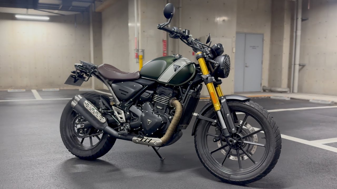 トライアンフ スクランブラー 400X 初乗り レビュー TRIUMPH SCRAMBLER