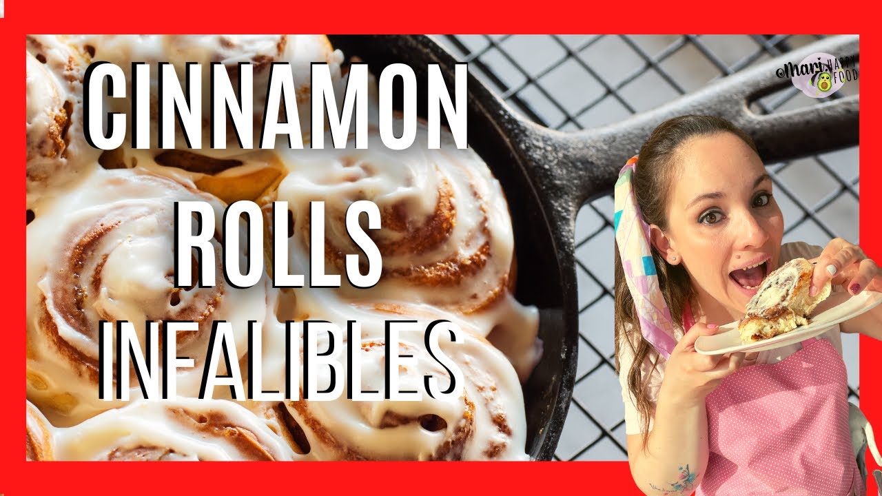 🤩Como hacer unos ROLLOS de CANELA PERFECTOS+ Topping de queso crema IMPRESIONANTE! - Cinnamon roll-