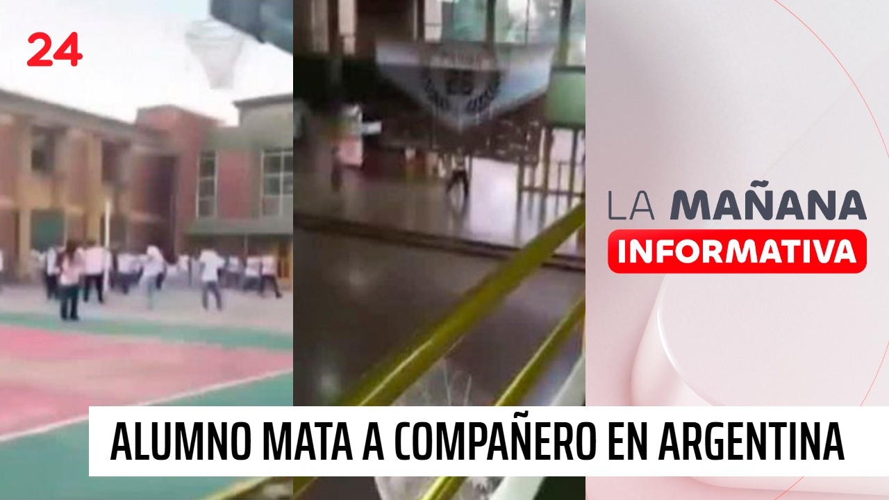 Video mostr&oacute; ataque: alumno mata a estudiante tras disparar en colegio de Argentina | 24 Horas