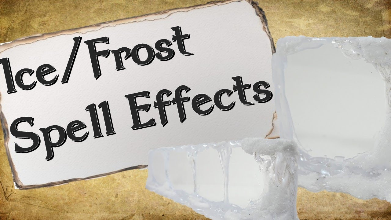 How to Make Ice Spell Effects for D&D