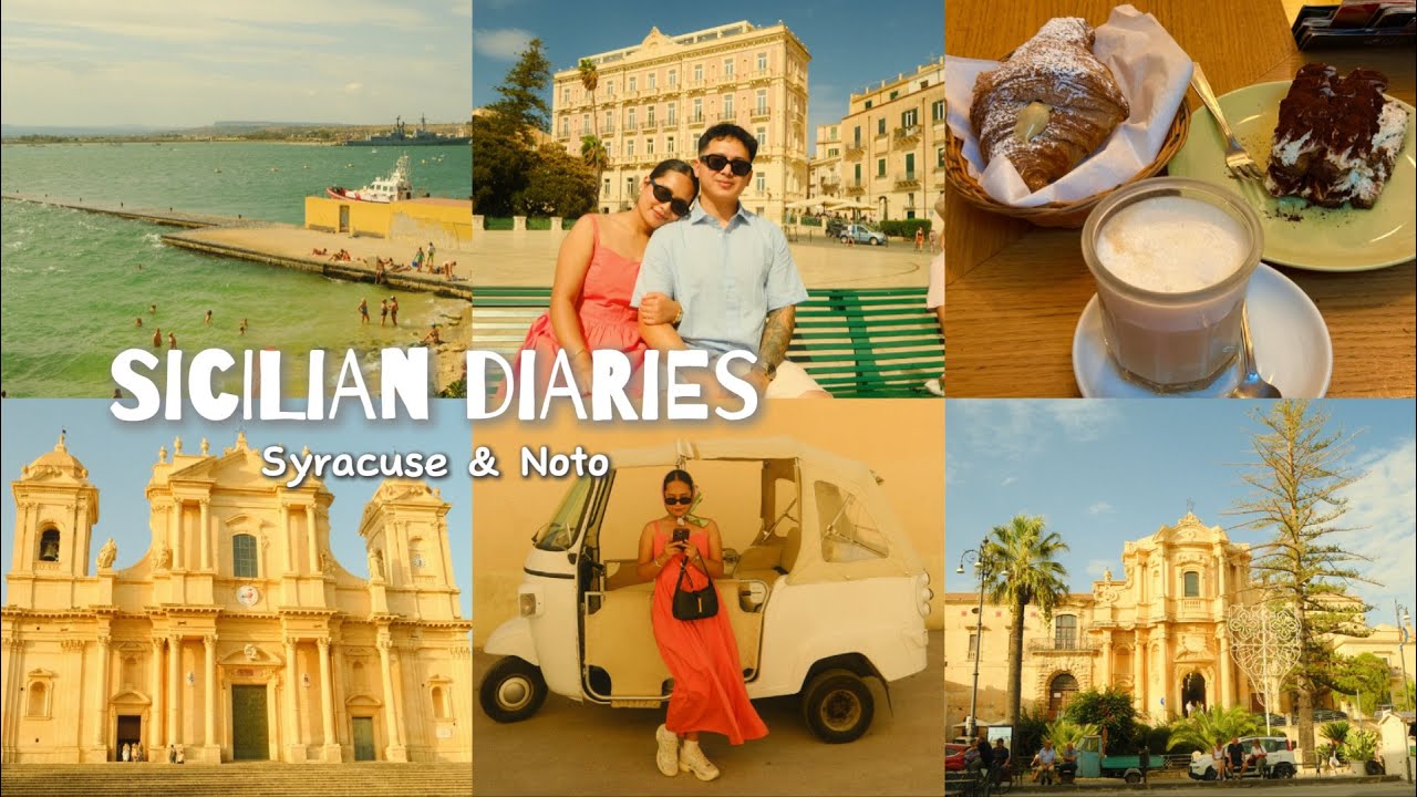 Sicily Diaries 2025| Syracusa | Duomo di Siracusa | Noto | Cattedrale di San Nicolò | Etnea roofbar 
