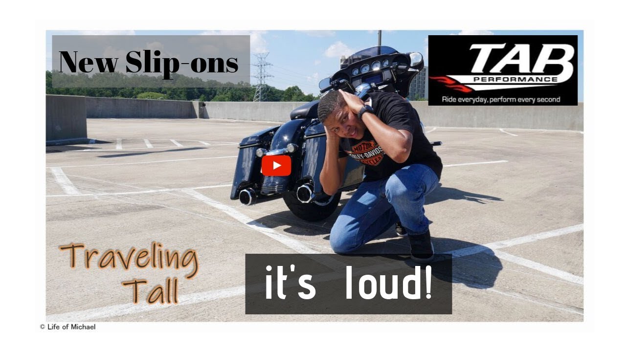 4.5 inch TAB Performance Slip-ons and Air Cleaner for my M8 Harley-Davidson Street Glide!