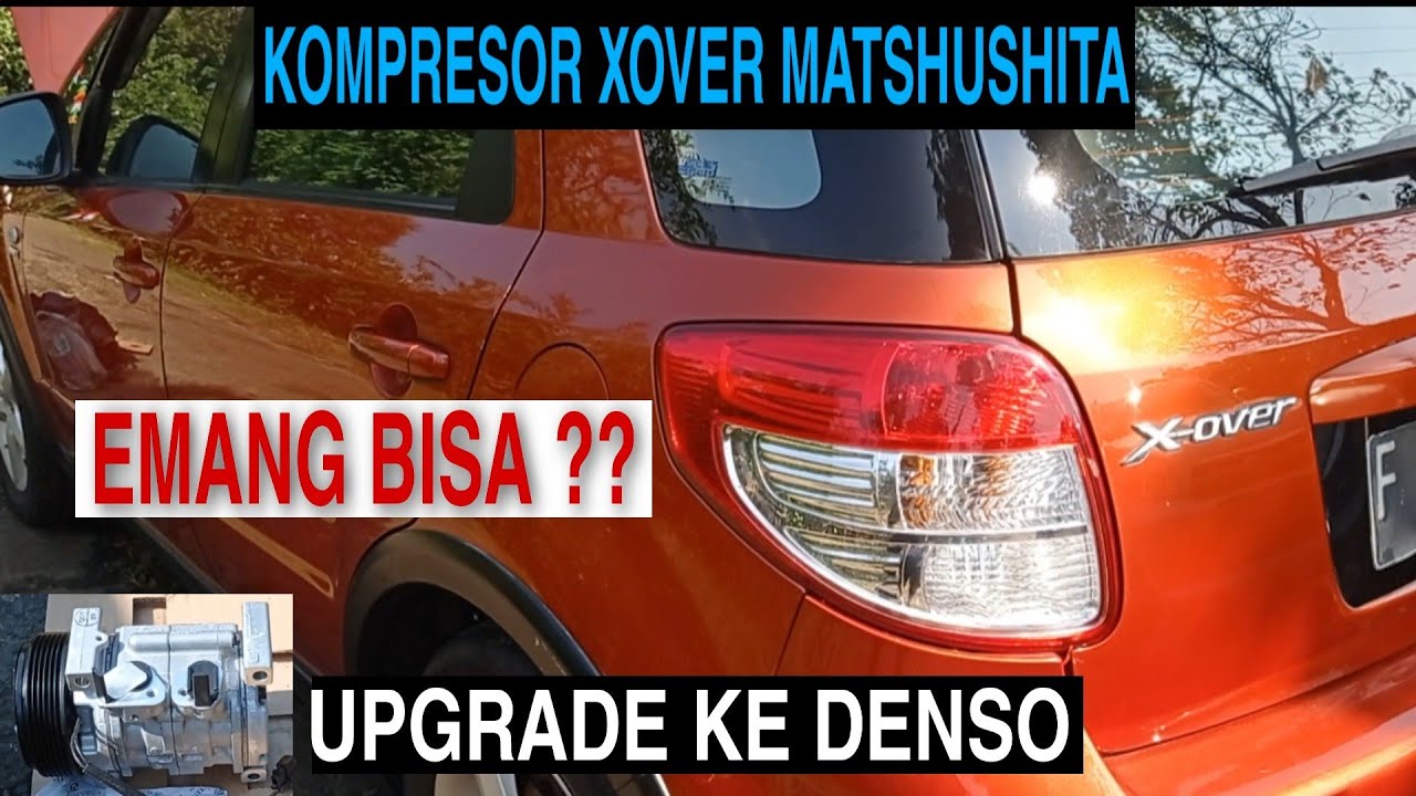 modifikasi kompresor AC Suzuki xover SX4 pakai DENSO ga perlu rubah apapun