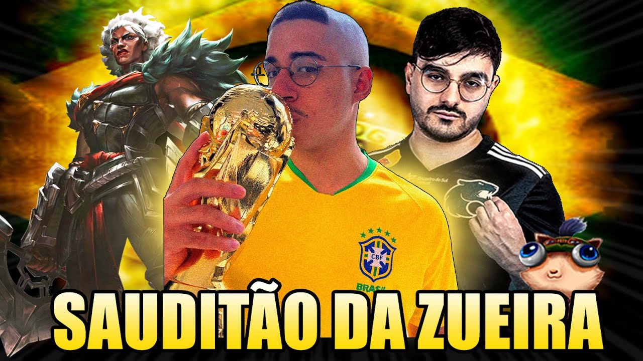 BRASIL FAZ HIST&Oacute;RIA na COPA do MUNDO de LOL - SAUDIT&Atilde;O DA ZUEIRA