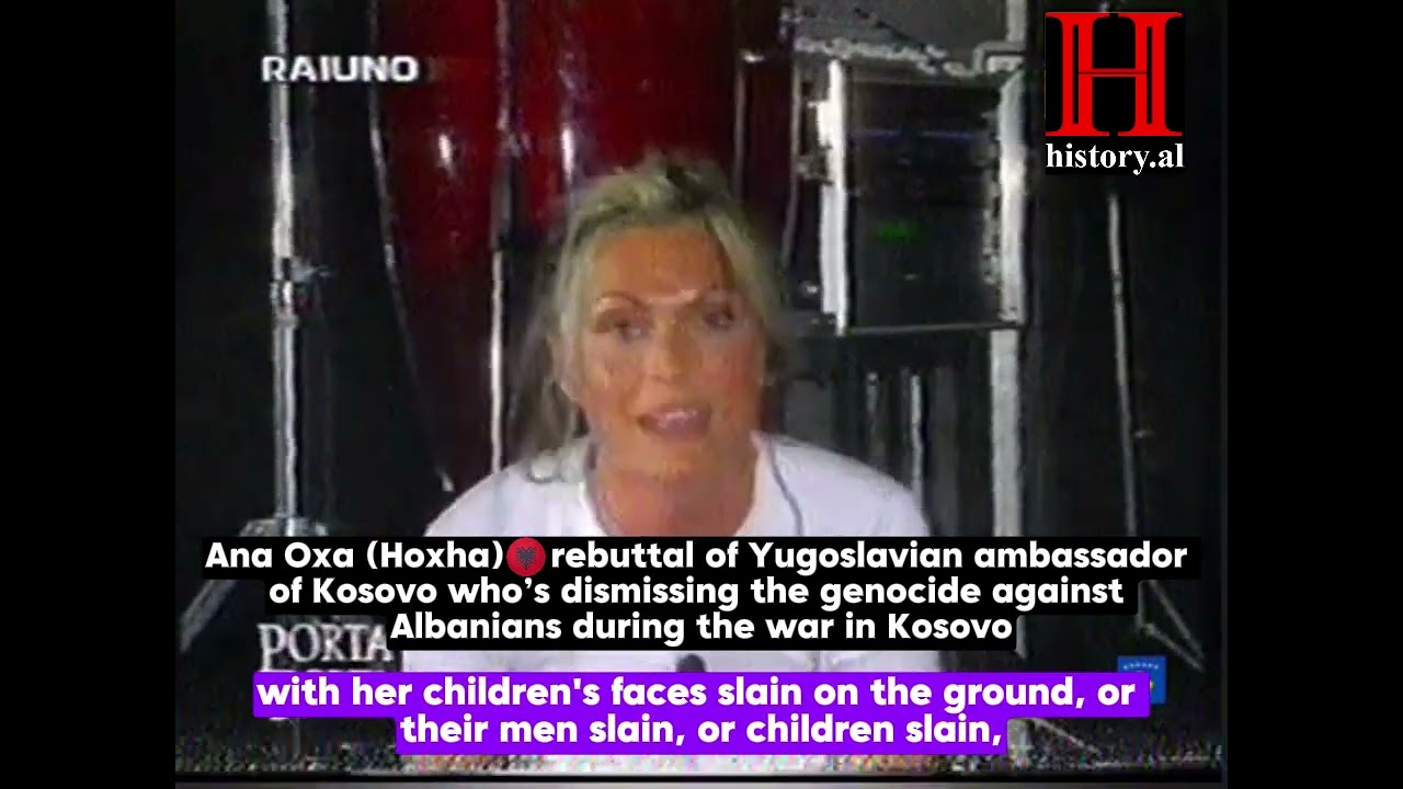 Anna Oxa (Hoxha) 🇮🇹-🇦🇱 in her epic rebuttal against Yugoslavian ambassador