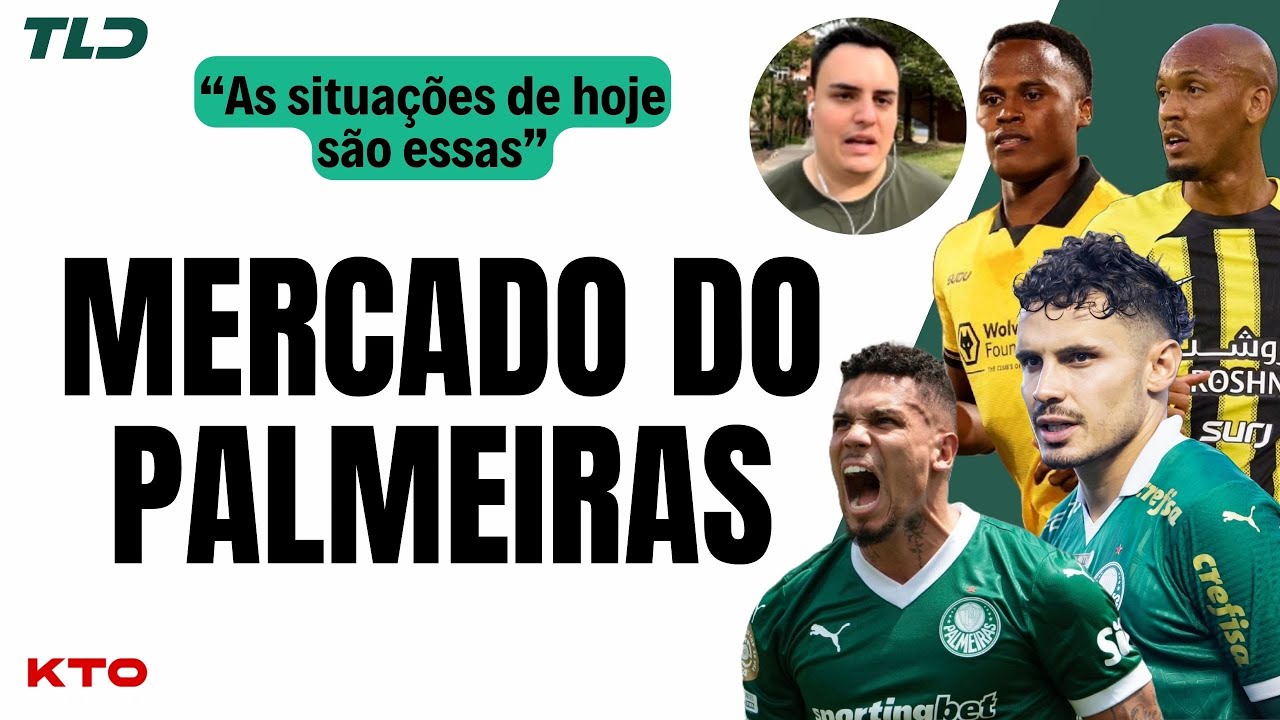 PALMEIRAS TEM ATUALIZAÇÕES POR SAÍDA E BUSCA REFORÇOS ENQUANTO PREPARA RETORNO DE PAULINHO 