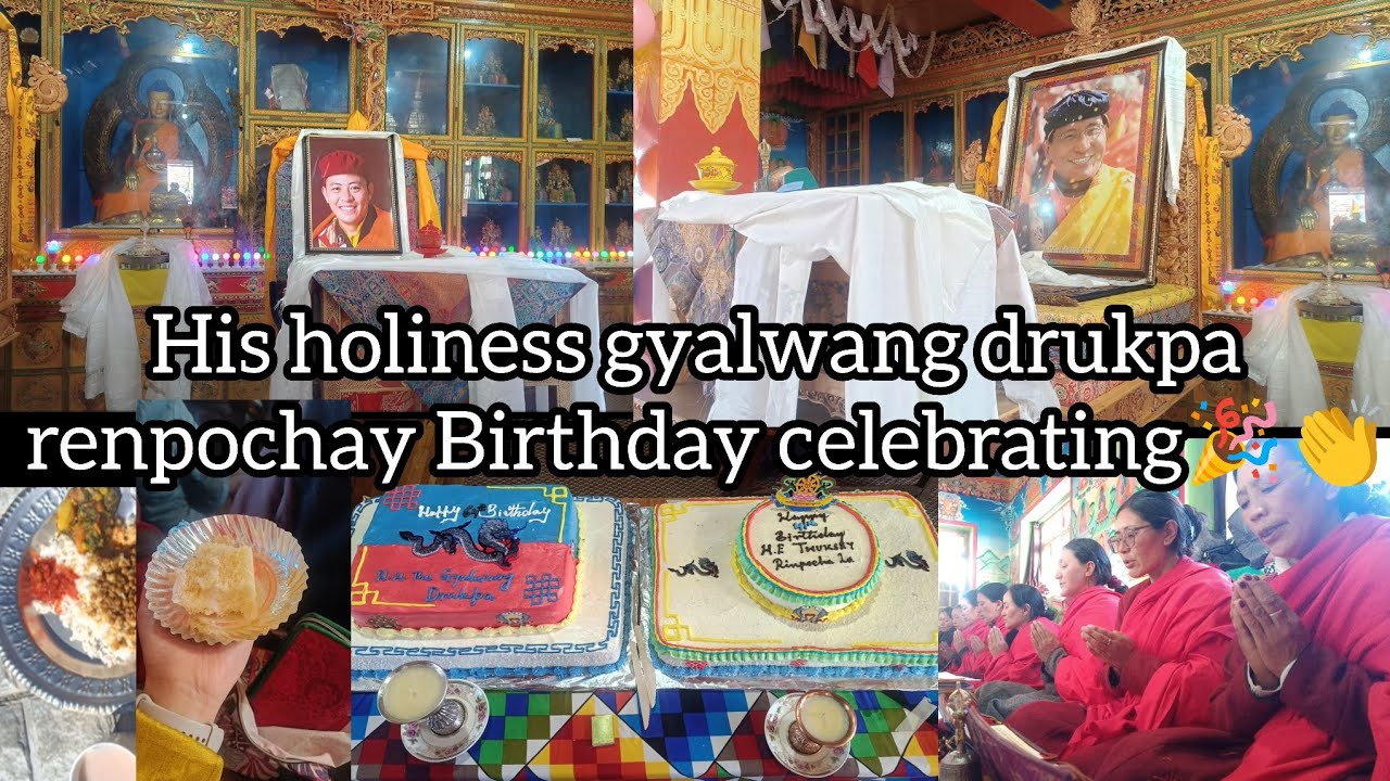 Celebrating the His holiness gyalwang drukpa renpochay Birthday 🎂🎉//gya village #2026short 