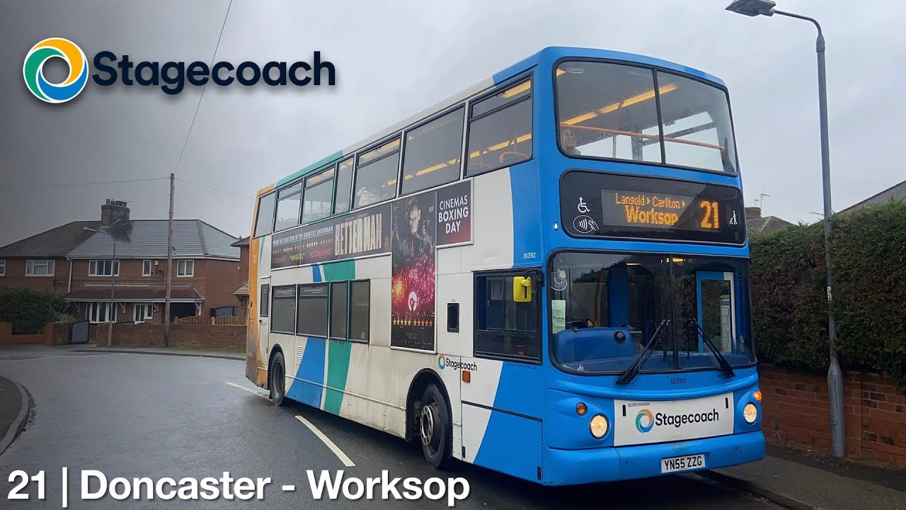 Kickdown Beast | Stagecoach East Midlands 18392 (YN55 ZZG) | ADL ALX400 Trident Voith | Route 21