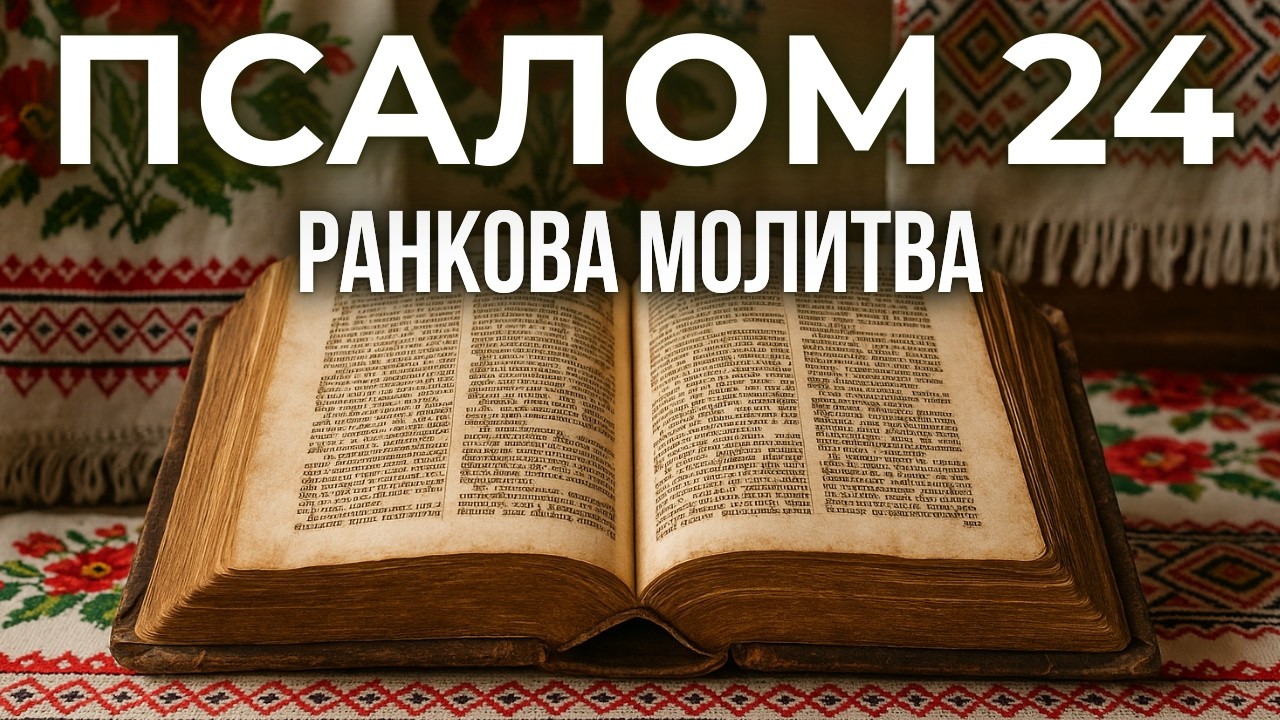 ПСАЛОМ 24 | Господи, Покажи Мені Шляхи Твої | Ранкова Молитва