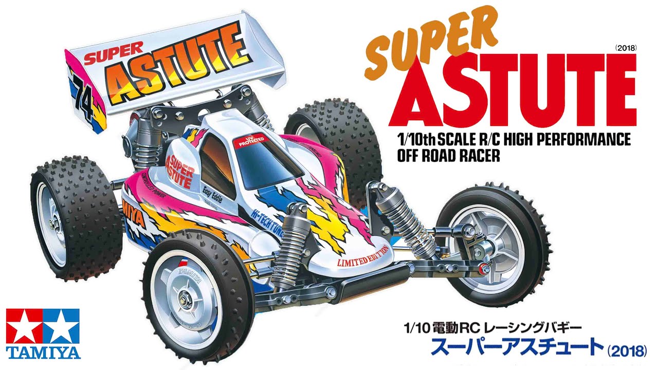 【開封レビュー】高嶺の花！スーパーアスチュート2018再販！ DT-04には無いスリッパークラッチ装備⁉︎ tamita 1/10 SCALE SUPER ASTUTE (2018)