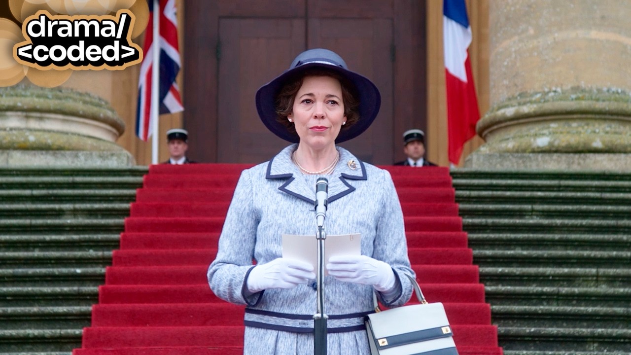 the crown (2019) - queen elizabeth charms the people of france