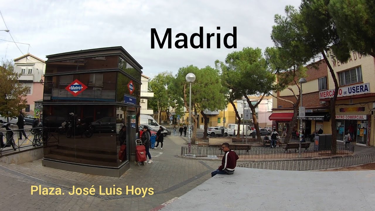 [4k] 🇪🇸Madrid: Walking around Usera and Pradolongo Park