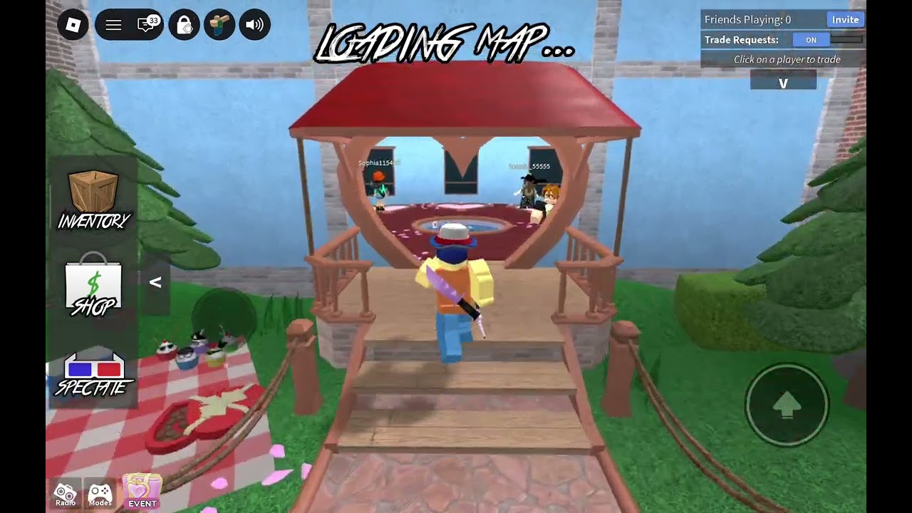 Me playing hide and seek and Brookhaven and MM2 update 