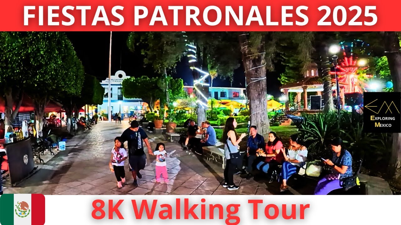 SAN ANTONIO TLAYACAPAN Fiestas Patronales 2025 Lago de Chapala 8K Walking Tour | Jalisco 🇲🇽