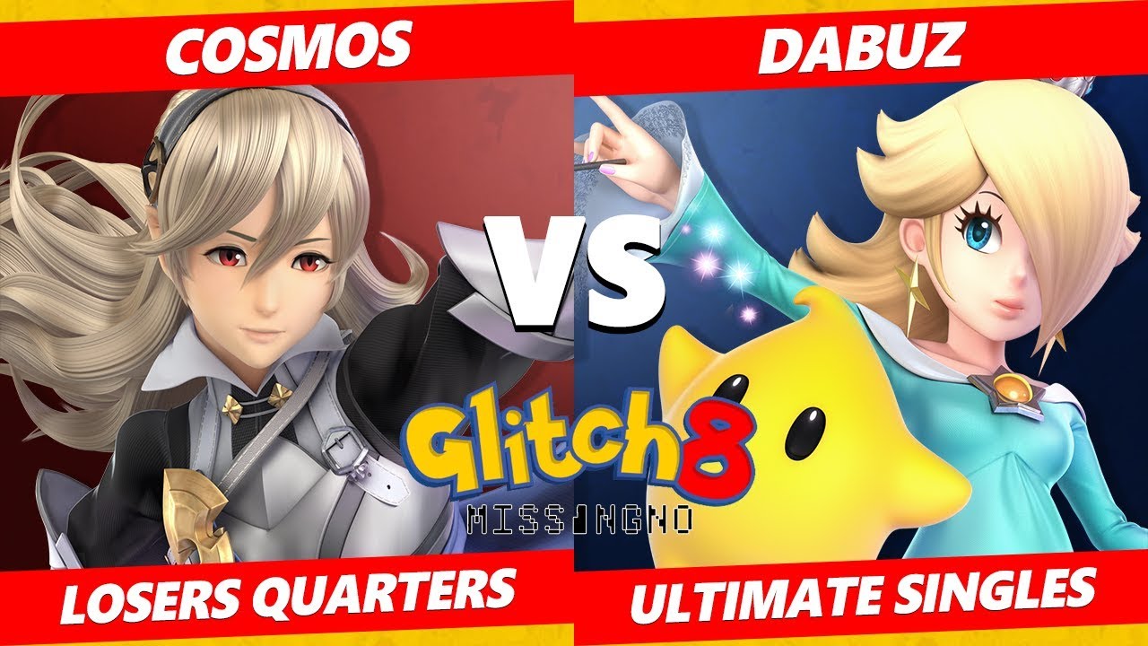 Glitch 8 SSBU - TL | Dabuz (Rosalina, Olimar) Vs. Cosmos (Inkling, Corrin) Smash Ultimate L Quarters