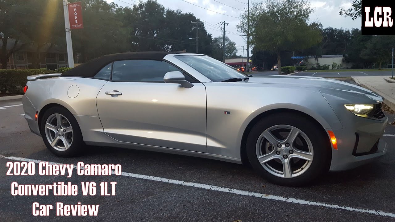 2020 Chevy Camaro Convertible V6 1LT : Start Up, Exhaust, Test Drive & Review