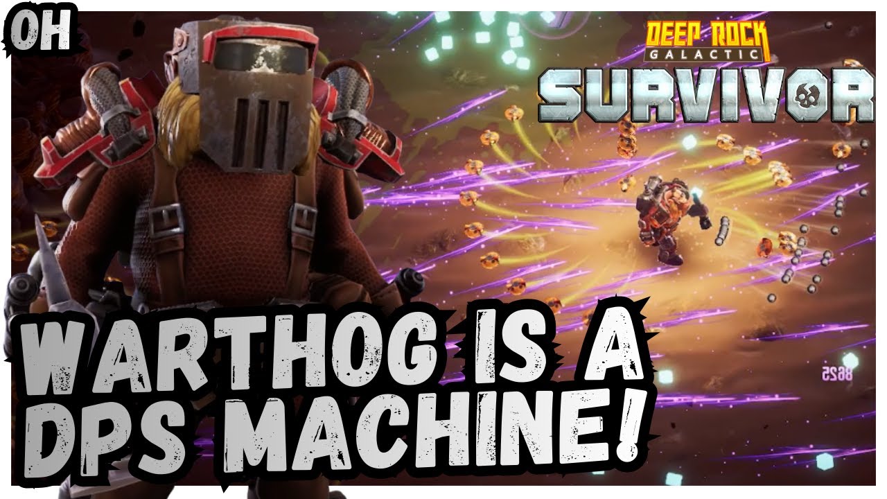 I Turned The Warthog Into A DPS Monster! Deep Rock Galactic Survivor!
