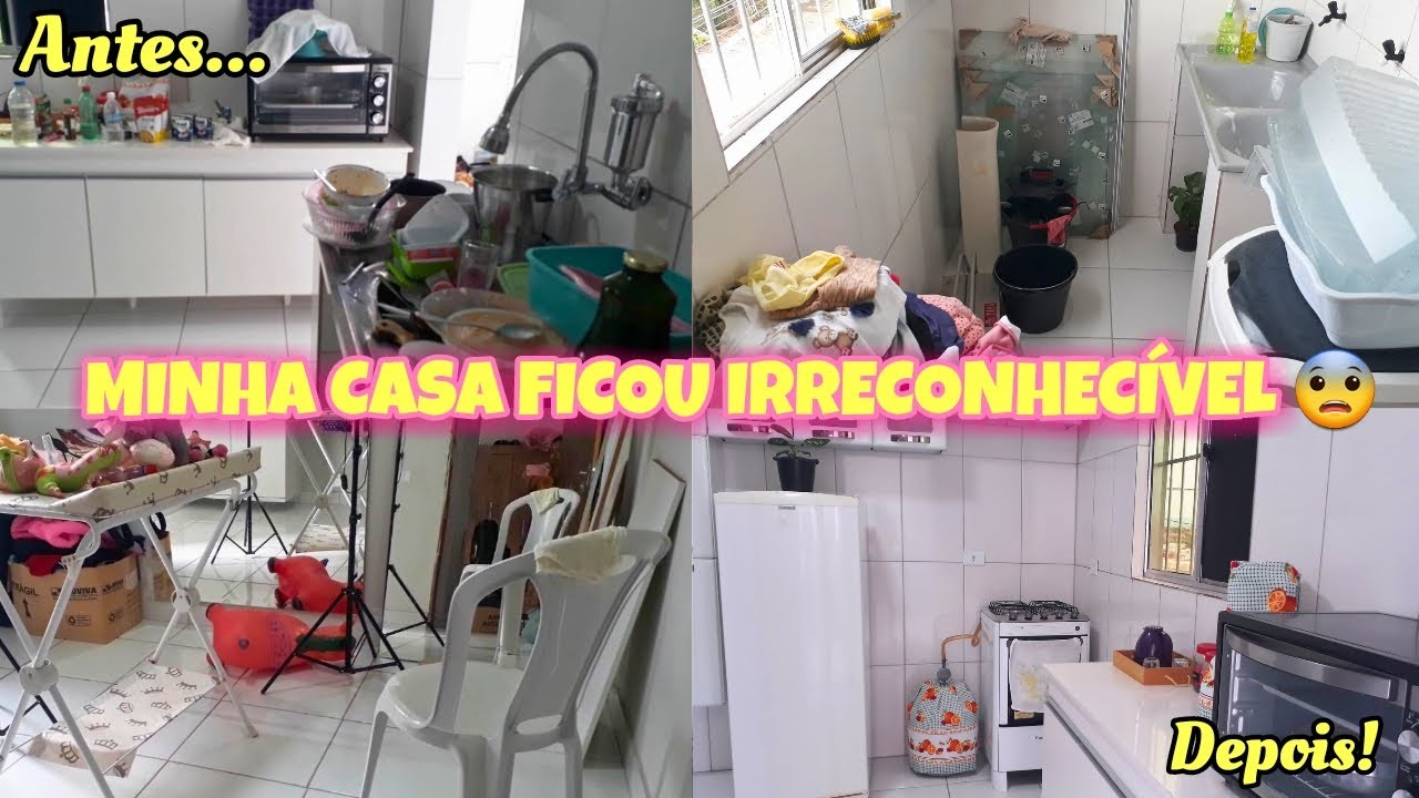 TRANSFORMAÇÃO RADICAL DA CASA -  Veja o ANTES E DEPOIS SURPREENDE 😱