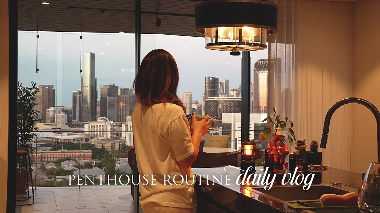 Penthouse Routine | 5AM wake up, Decorating the House, Cozy late night snacks