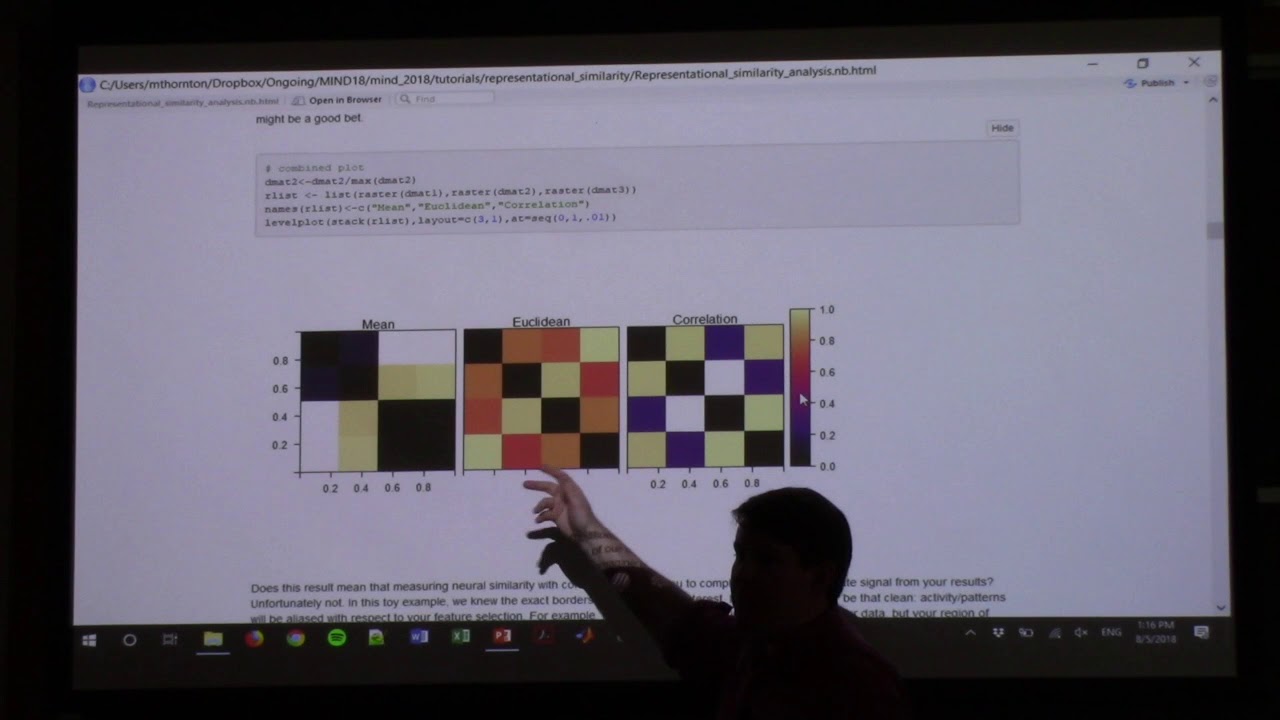 [MIND 2018] Mark Thornton: Representational Similarity Analysis (RSA) Tutorial