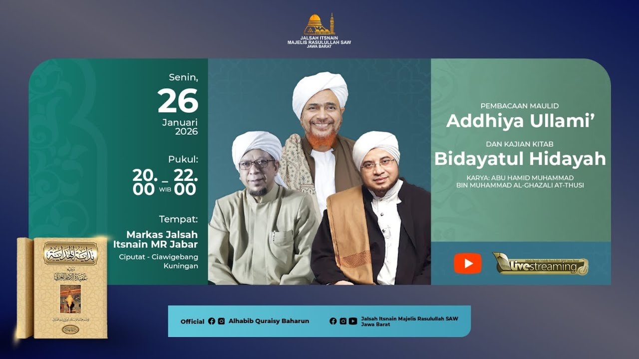 #LIVE JALSAH ITSNAIN MAJELIS RASULULLAH SAW JAWA BARAT | 26 JANUARI 2026